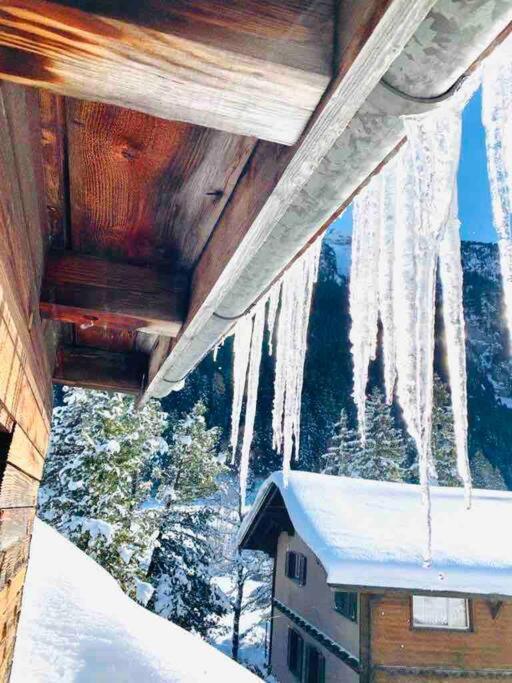 Cozy Apartment In Vintage House In Kandersteg Exterior photo