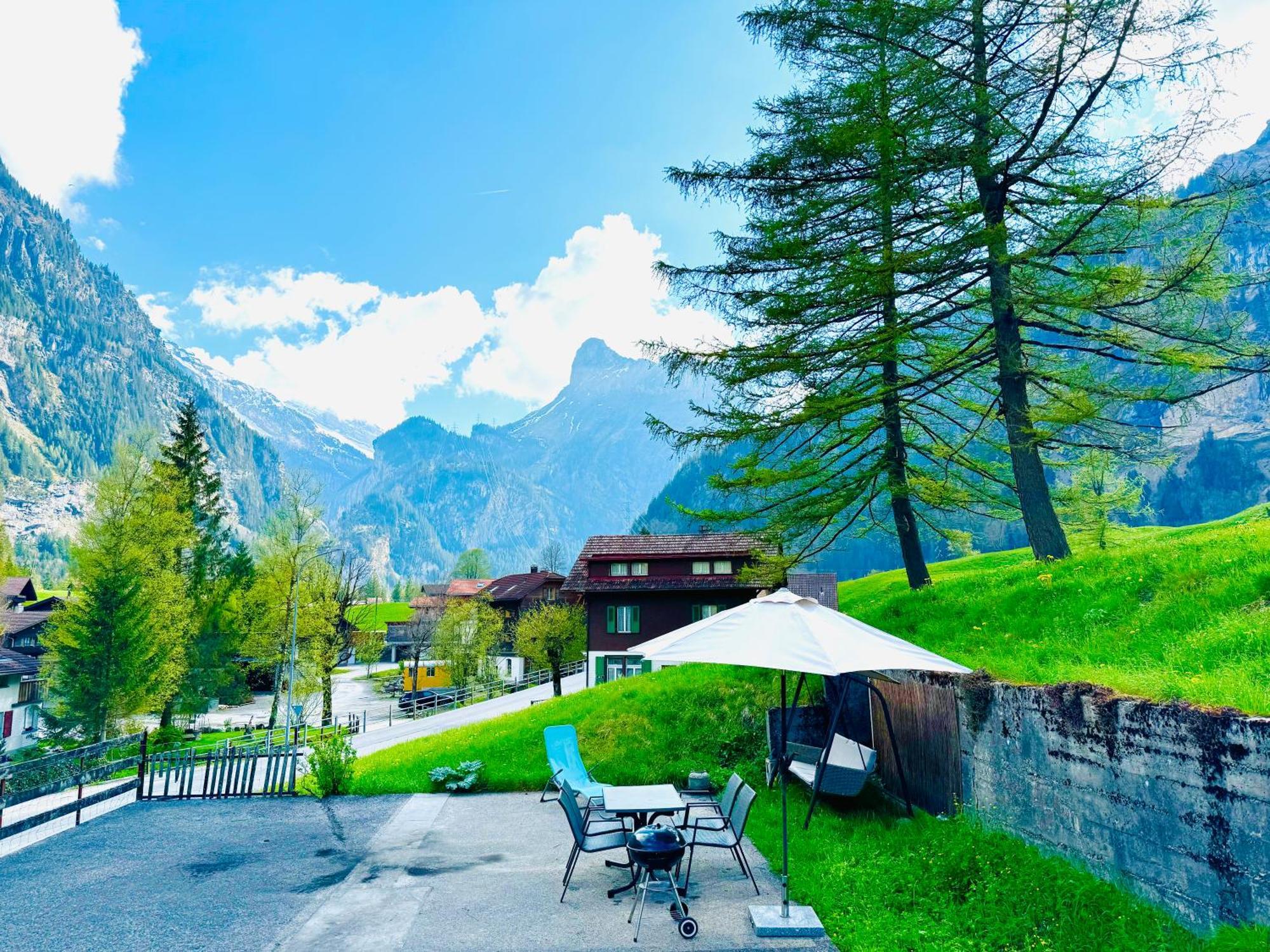 Cozy Apartment In Vintage House In Kandersteg Exterior photo