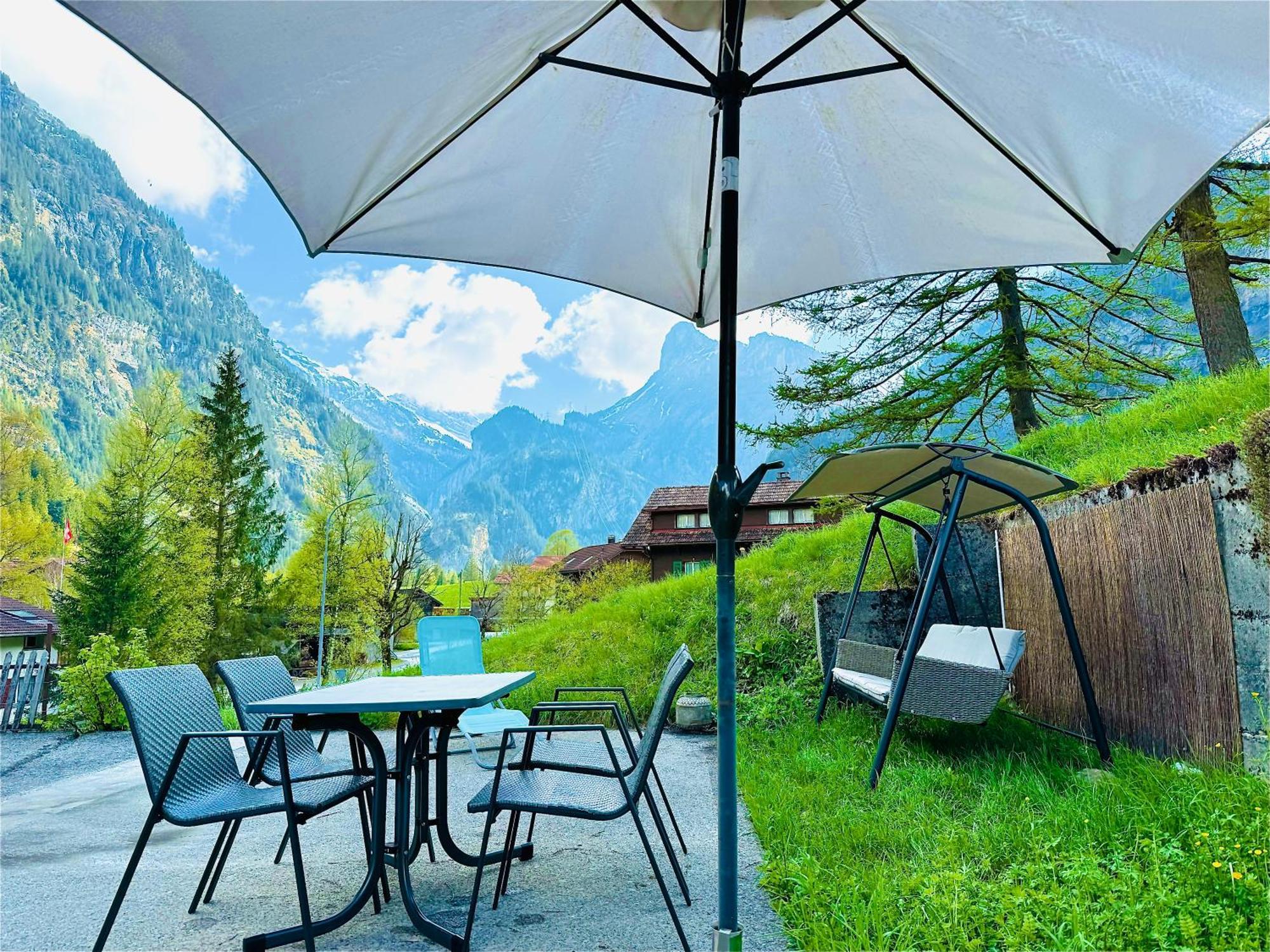 Cozy Apartment In Vintage House In Kandersteg Exterior photo