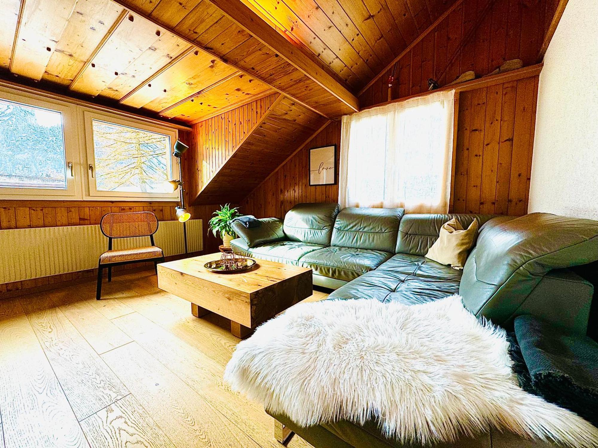 Cozy Apartment In Vintage House In Kandersteg Exterior photo